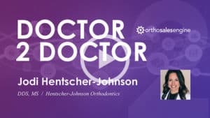 Dr. Jodi Hentscher-Johnson, owner of Hentscher-Johnson Orthodontics, offers advice to viewers of OrthoThrive about virtual consultations during the COVID-19 pandemic