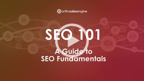 Richie Guerzon, co-founder of Ortho Sales Engine, offers some fundamental tips for mastering SEO